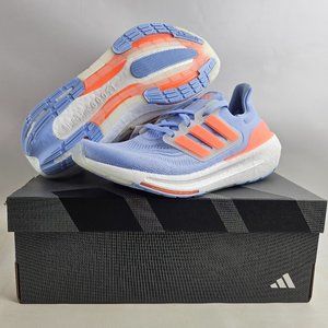 Adidas Ultraboost Light Athletic Running Shoes Blue Coral Women's sz 9 NEW